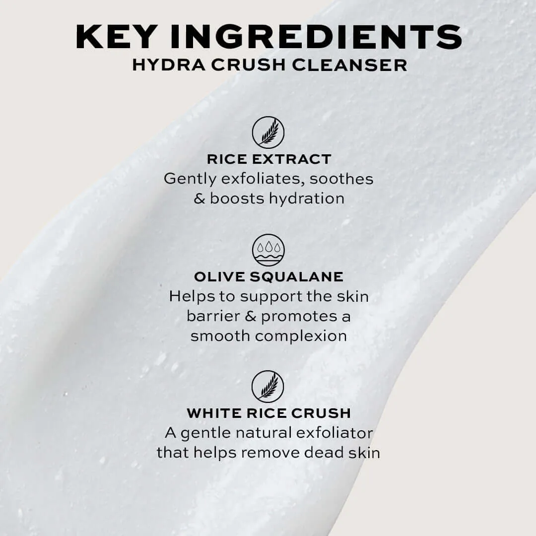 Revolution Pro Miracle Hydra Crush crème nettoyante riz squalane