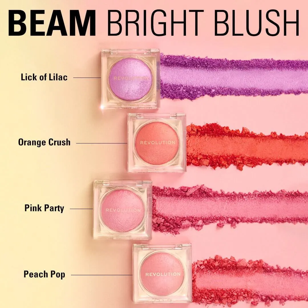 Revolution Beam Bright blush poudre Orange Crush lumineux