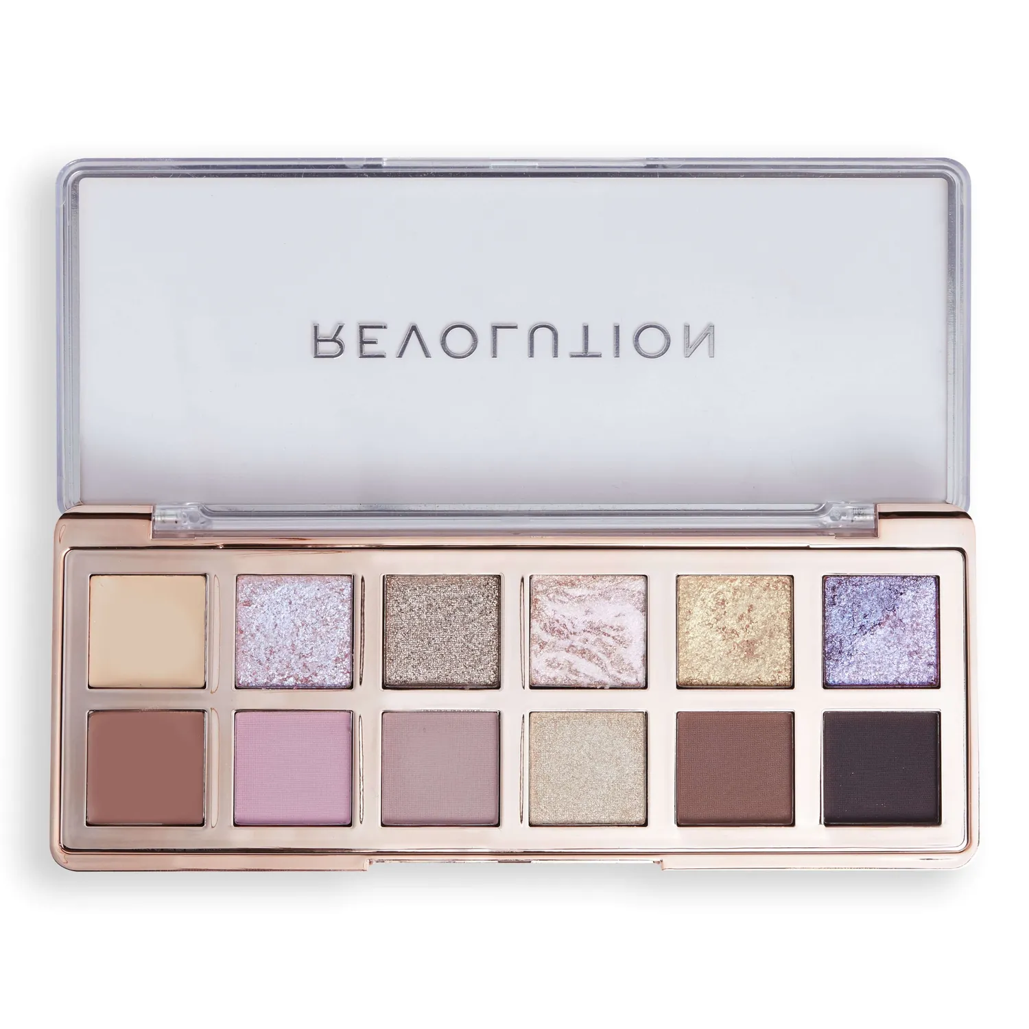 Revolution Enchanted Icon palette yeux 12 fards rose doré