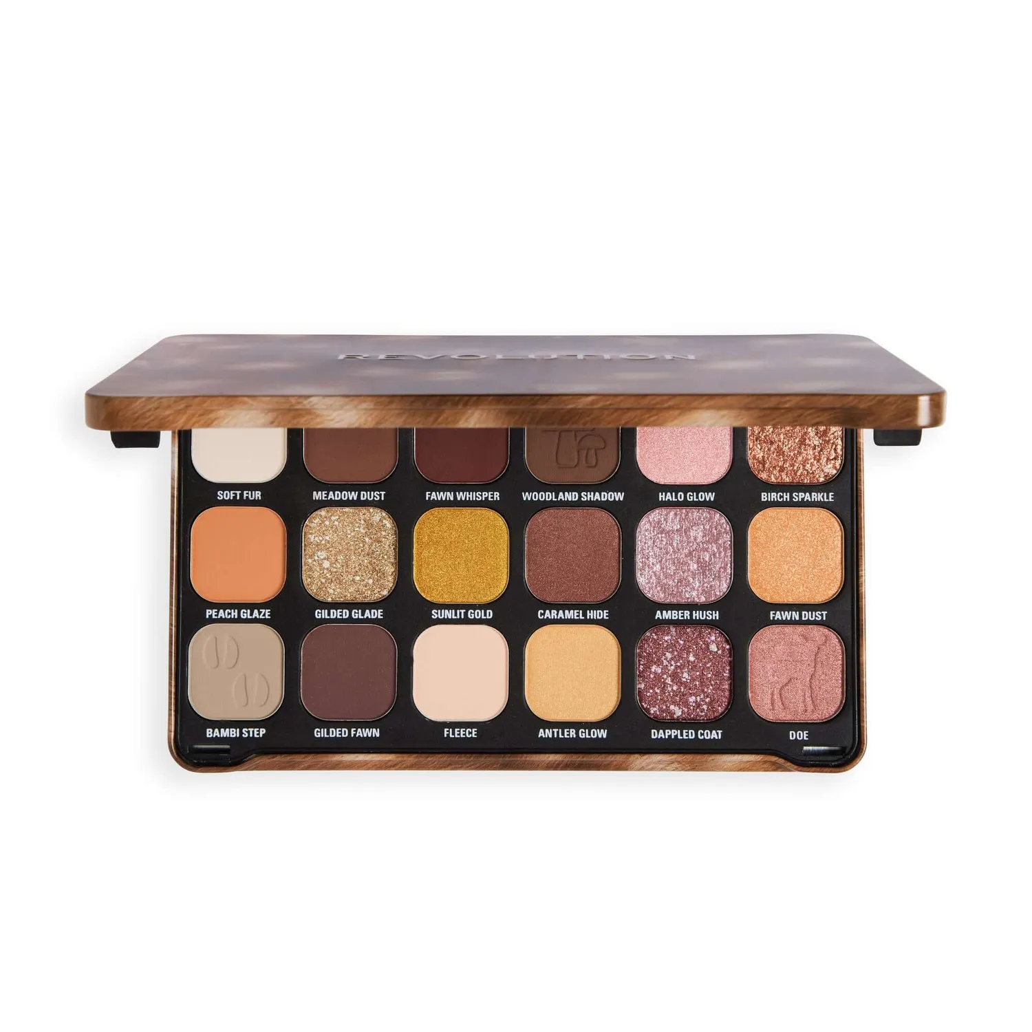 Revolution Forever Flawless Doe Eyes palette fards à paupières neutres chauds