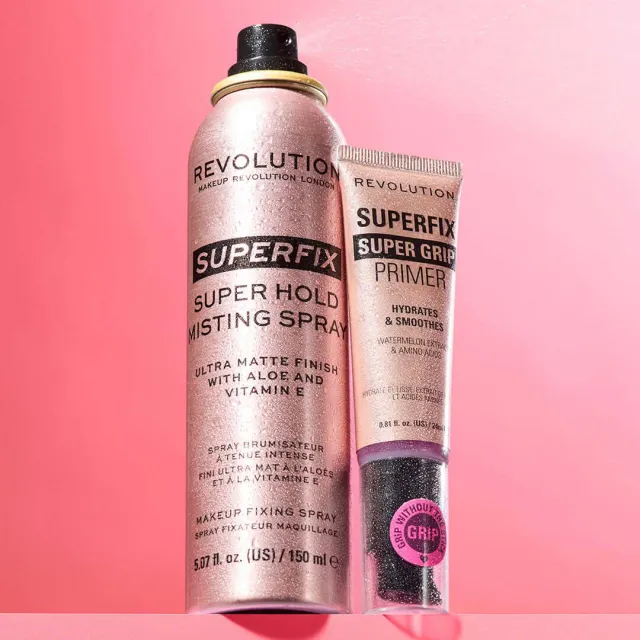 Revolution Superfix Prep & Fix Duo coffret maquillage longue tenue