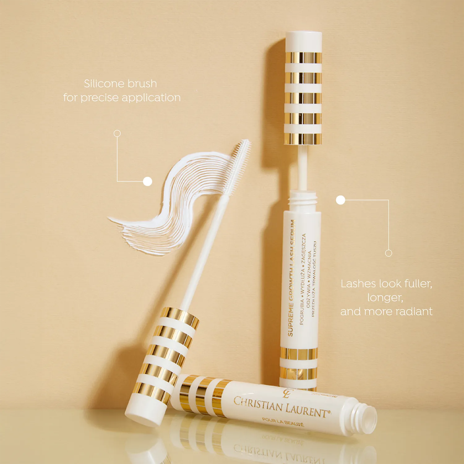 Eveline Christian Laurent base sérum cils Supreme Growth