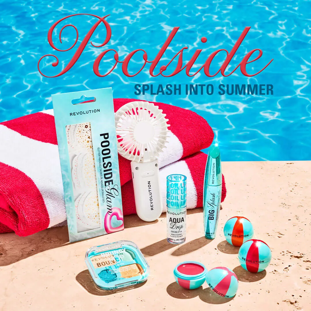 Revolution Poolside ventilateur main blanc portable été