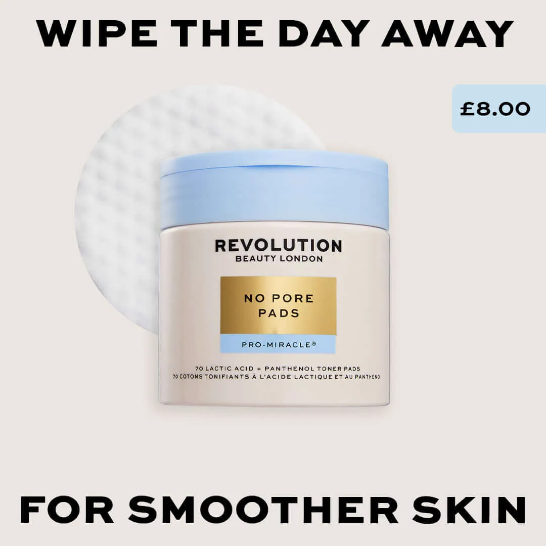 Revolution Pro Miracle Pads Visage Acide Lactique pores affinés