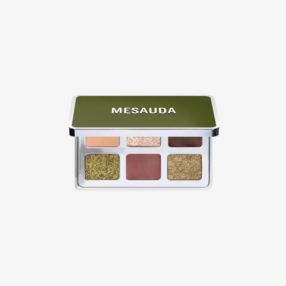 Mesauda Colour Theory 104 Jade Garden palette 6 fards