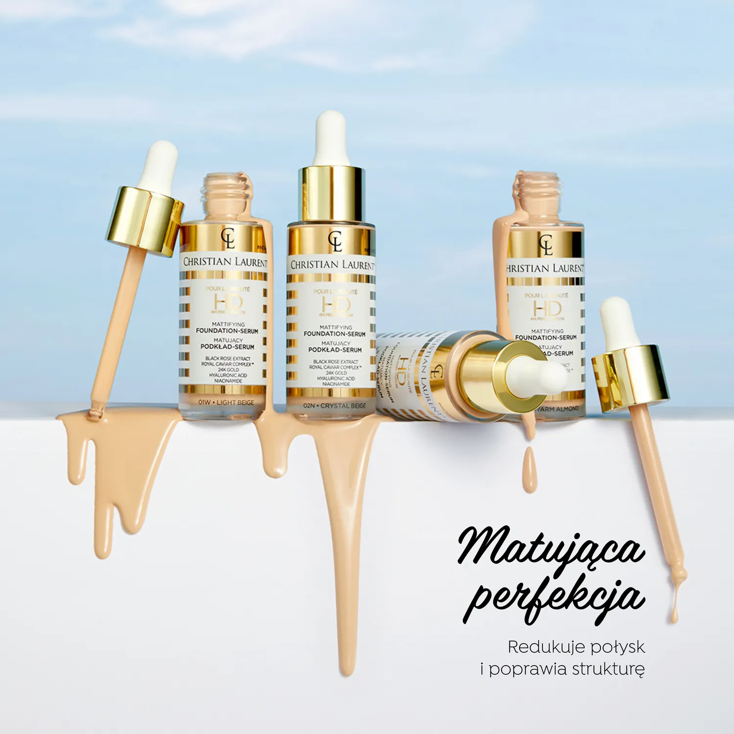 Eveline Christian Laurent fond de teint serum matifiant couvrance