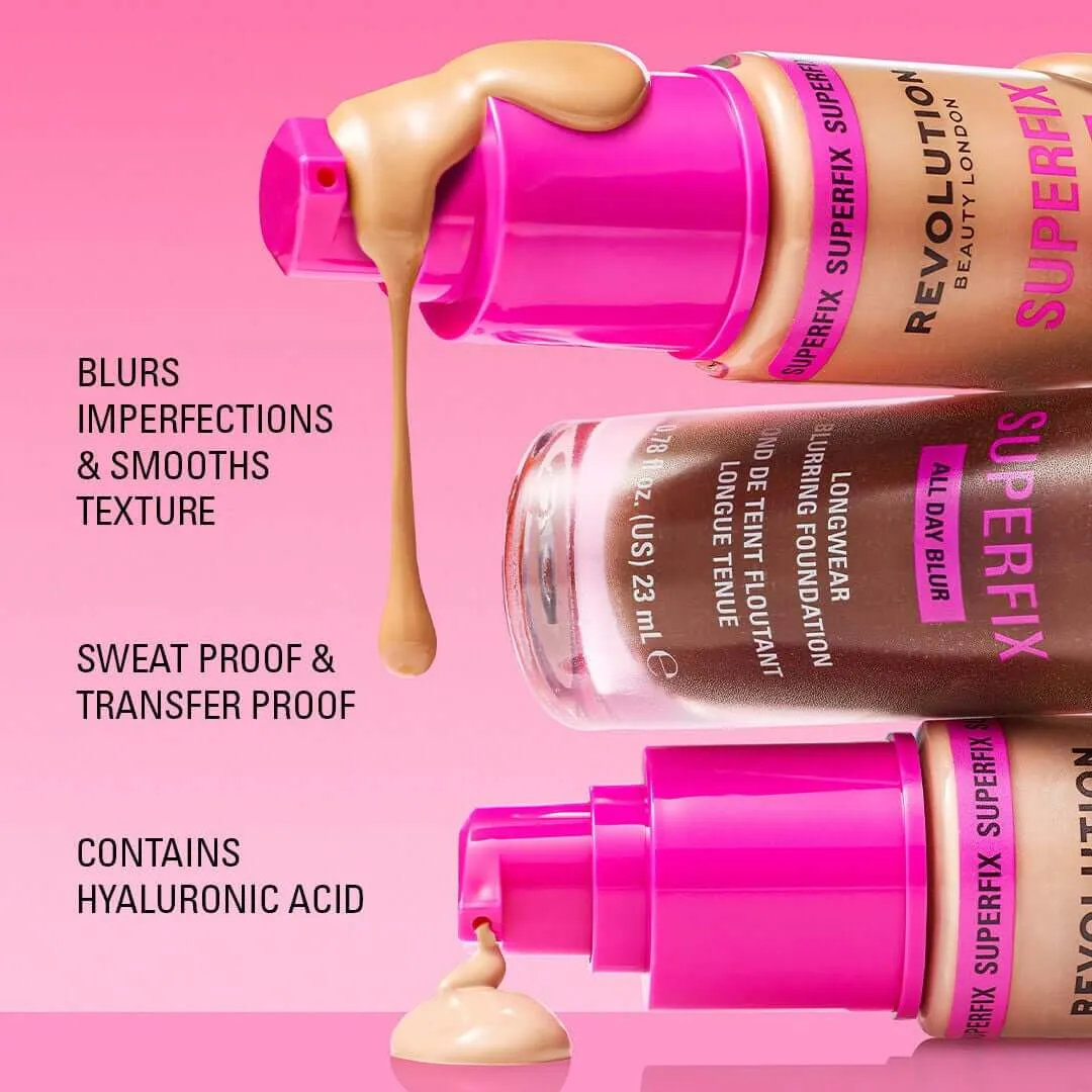 Revolution Superfix Blur fond de teint mat hydratant