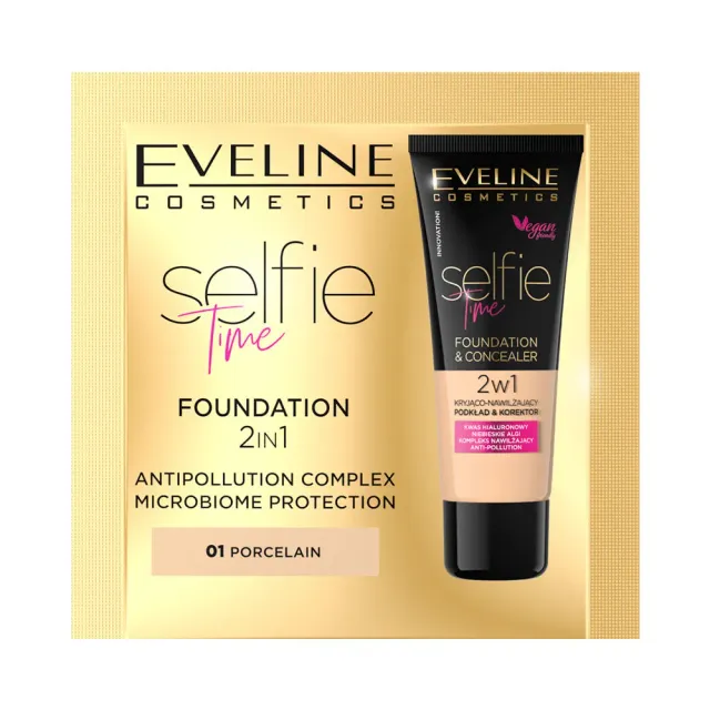 Eveline Selfie Time fond de teint 2-en-1 échantillon 1,5 ml