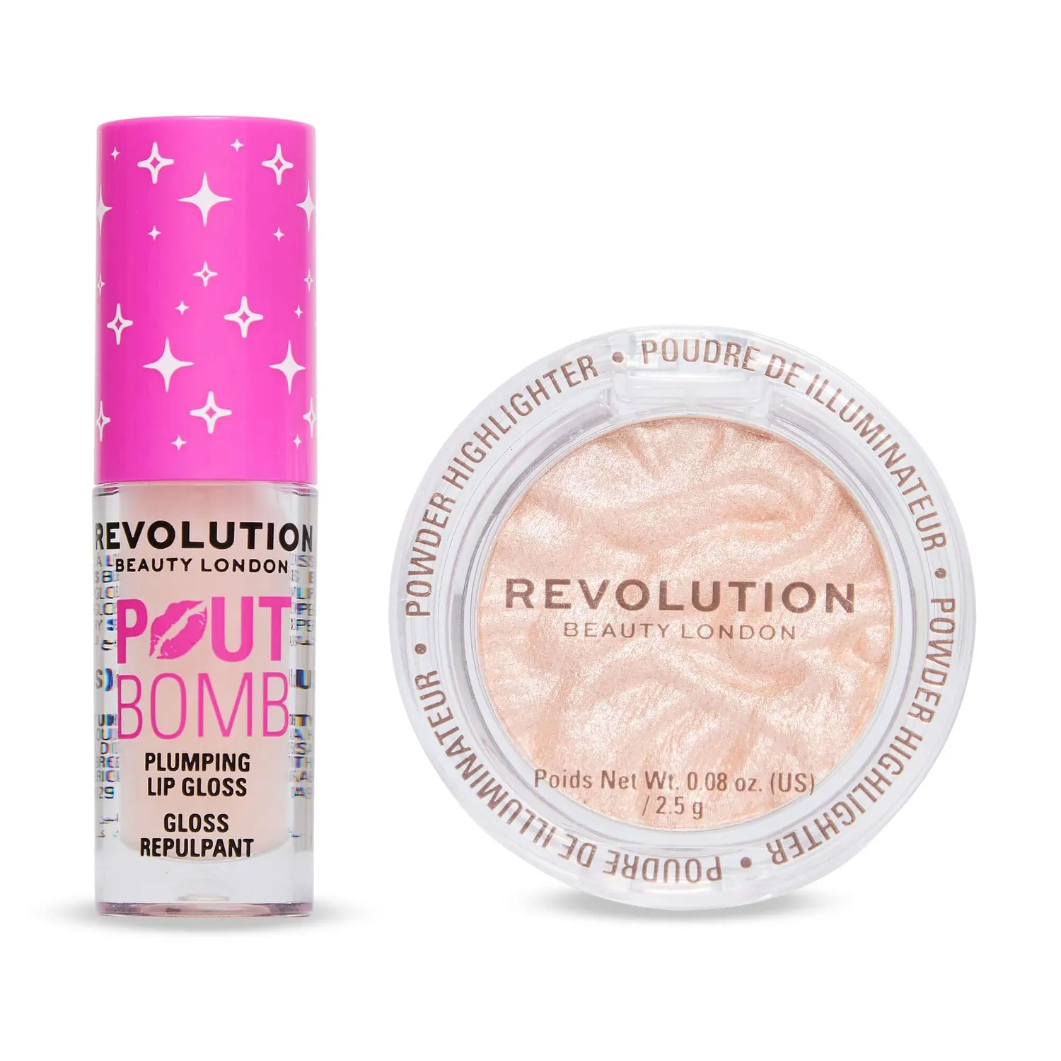 Revolution Shimmer Mini duo gloss & highlighter éclat mini