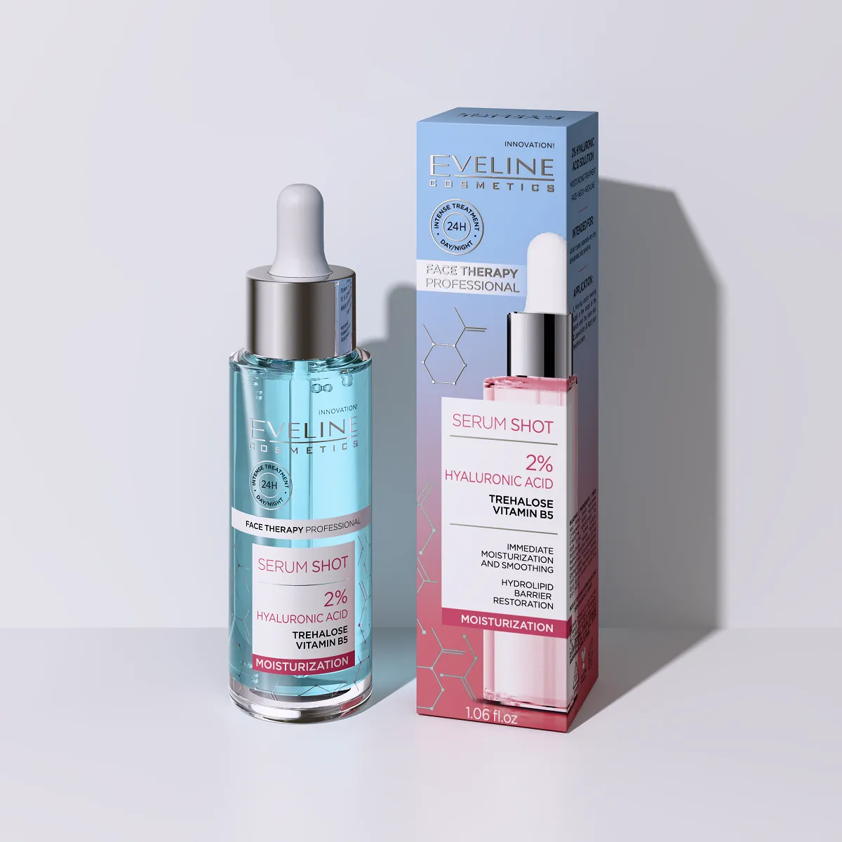 Eveline Face Therapy Serum Shot sérum visage 2% acide hyaluronique