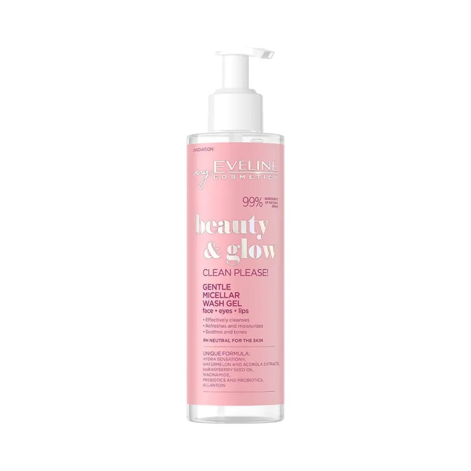 Eveline Beauty&Glow gel micellaire nettoyant visage