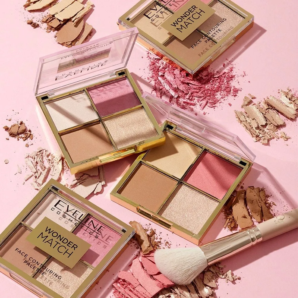 Eveline Wonder Match palette contour visage 4 en 1