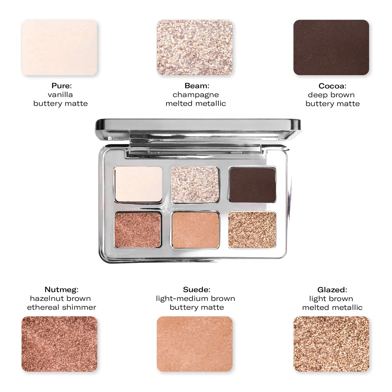 Mesauda Colour Theory 101 Nude Canvas palette 6 fards
