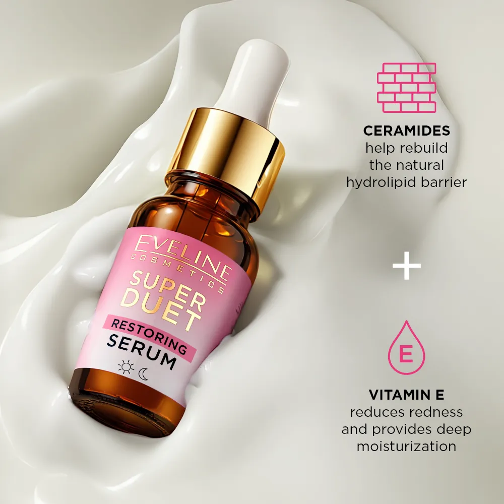 Eveline Super Duet sérum réparateur céramides peau sèche
