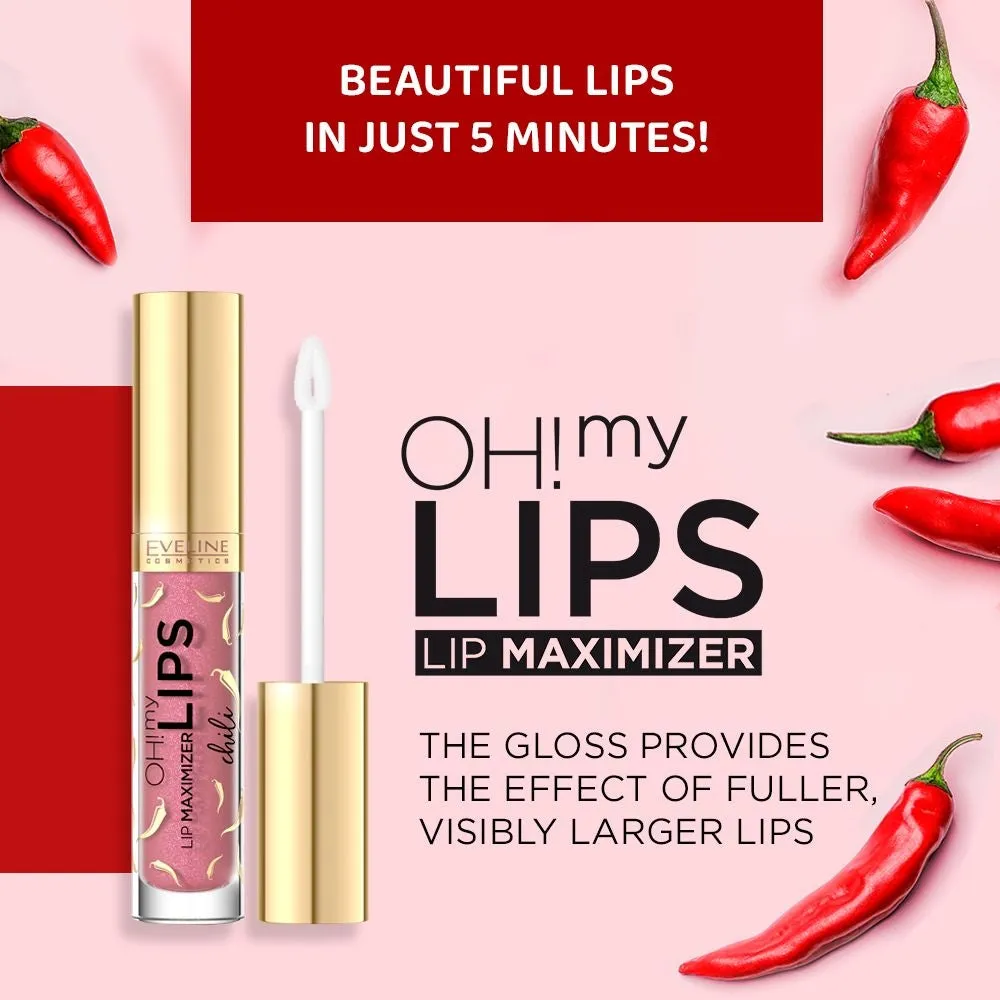 Eveline Oh! My Lips gloss repulpant acide hyaluronique piment