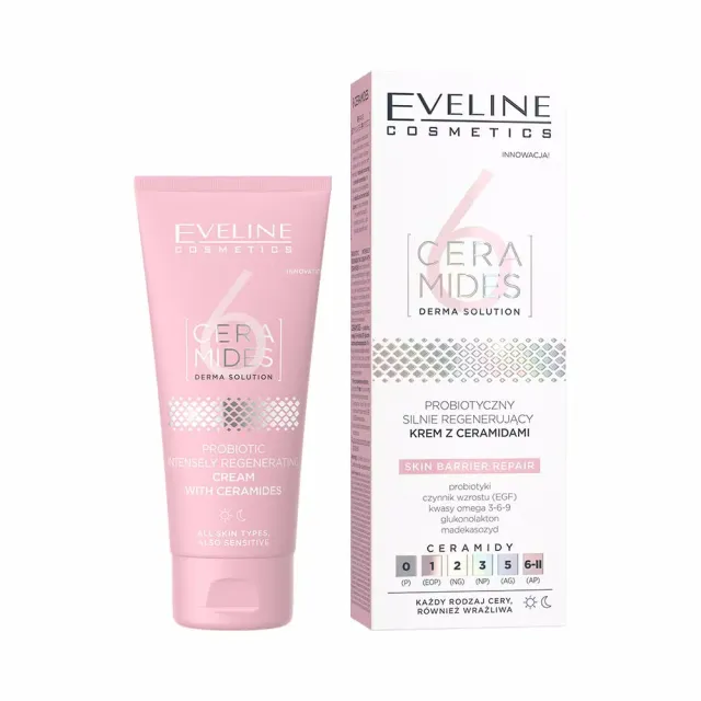 Eveline 6 Ceramides crème probiotique régénérante ceramides