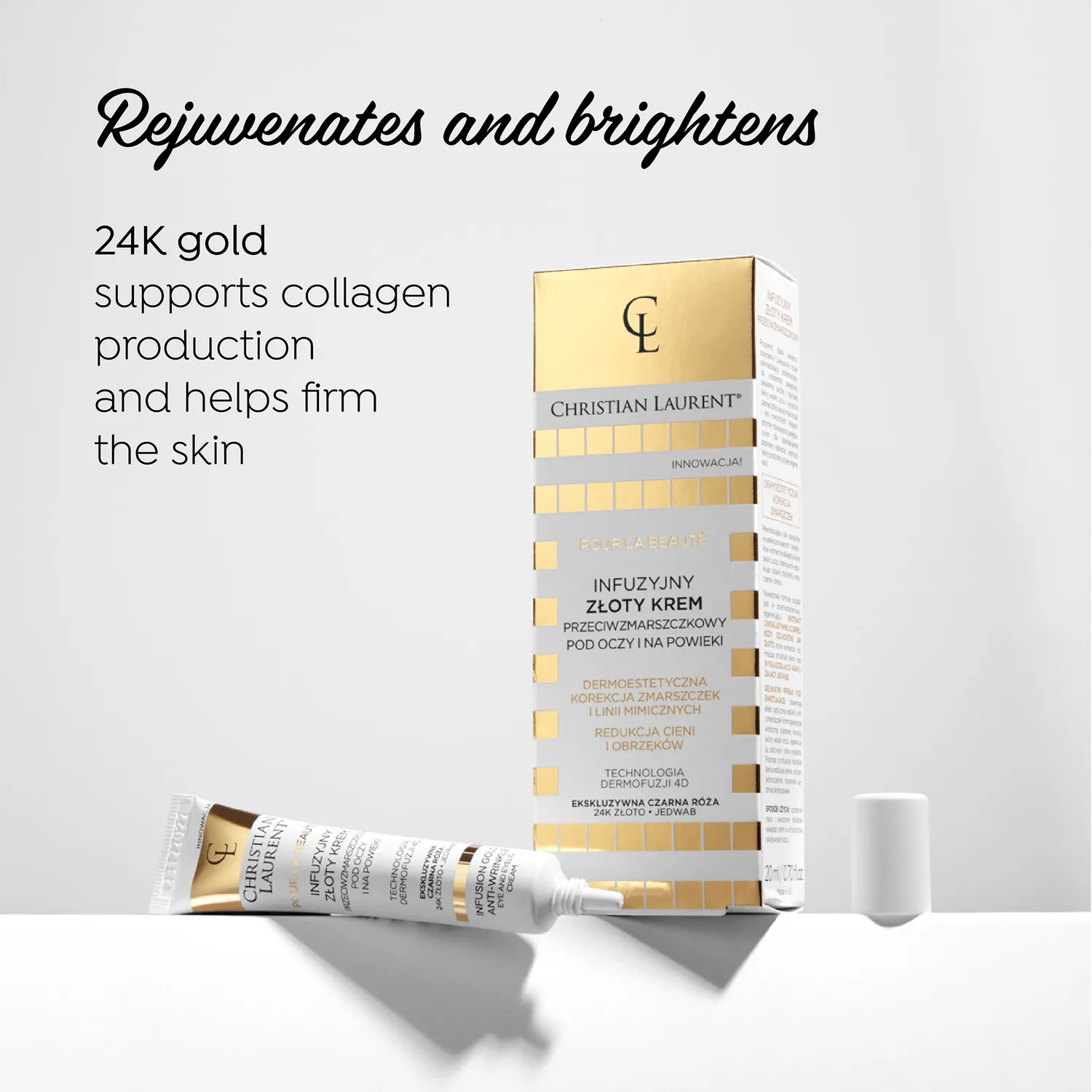 Eveline Christian Laurent Infusion Gold creme yeux anti-rides