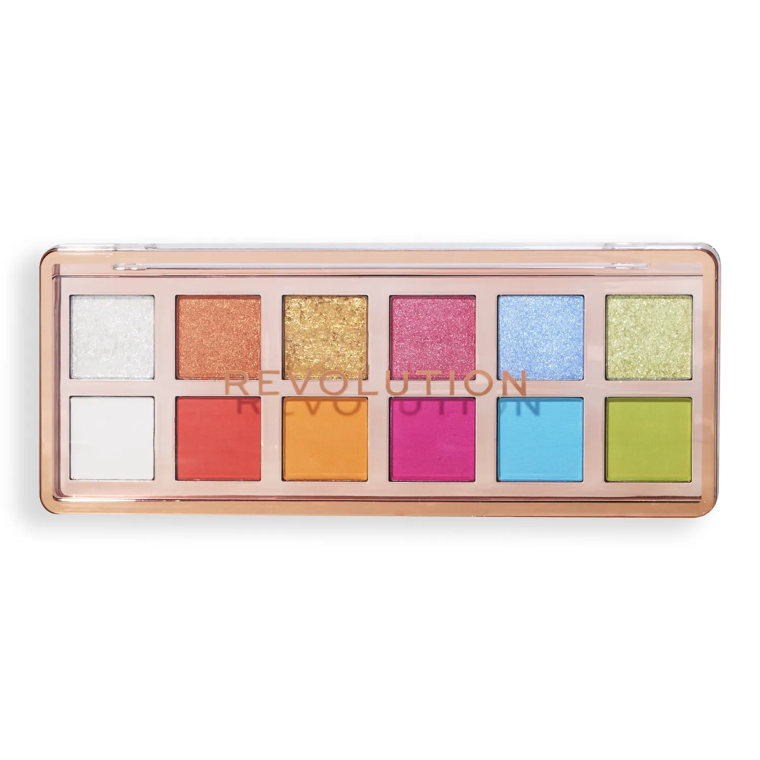 Revolution Vibrant Icon Brights palette fards 12 couleurs vives