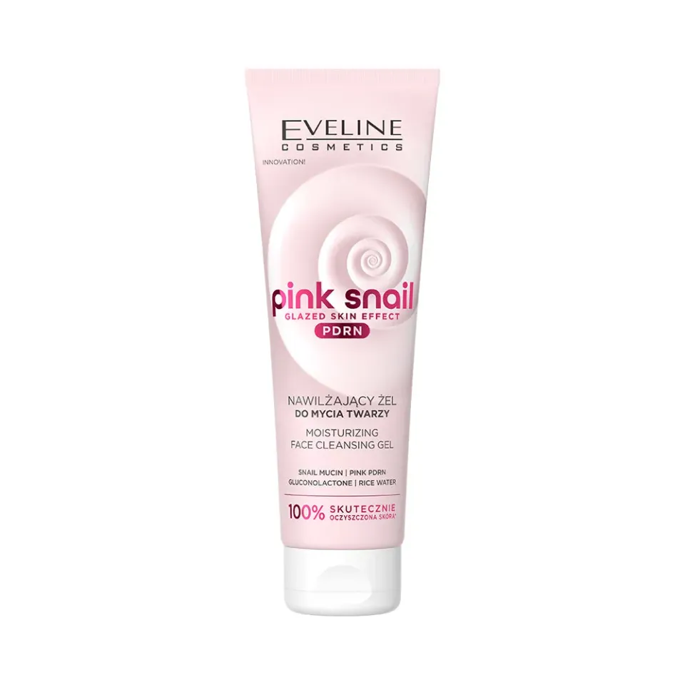 Eveline Cosmetics Pink Snail gel nettoyant hydratant visage