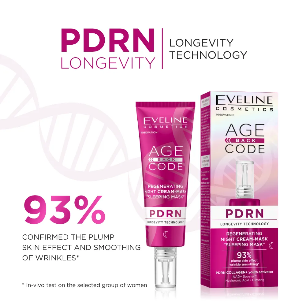 Eveline Age Back Code Sleeping Mask crème-masque nuit collagène