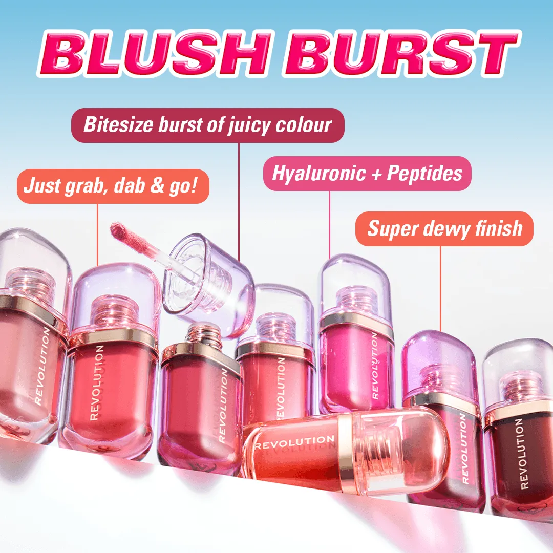 Revolution Superdewy Blush Burst blush liquide fini dewy