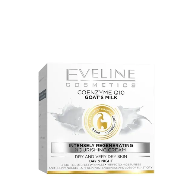 Eveline Q10 Lait de Chèvre Crème Visage Peau Sèche