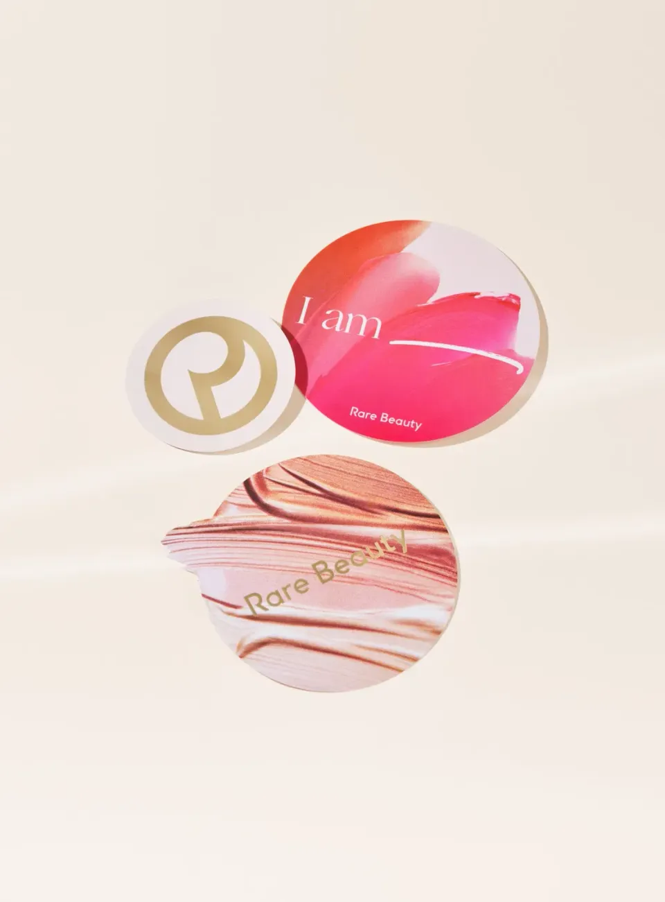 Rare Beauty Decal Stickers autocollants lot de 3 fantaisie