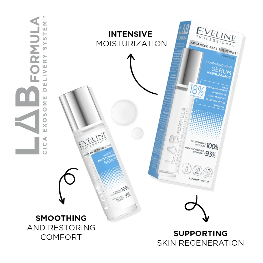 Eveline Lab Formula sérum hydratant acide hyaluronique