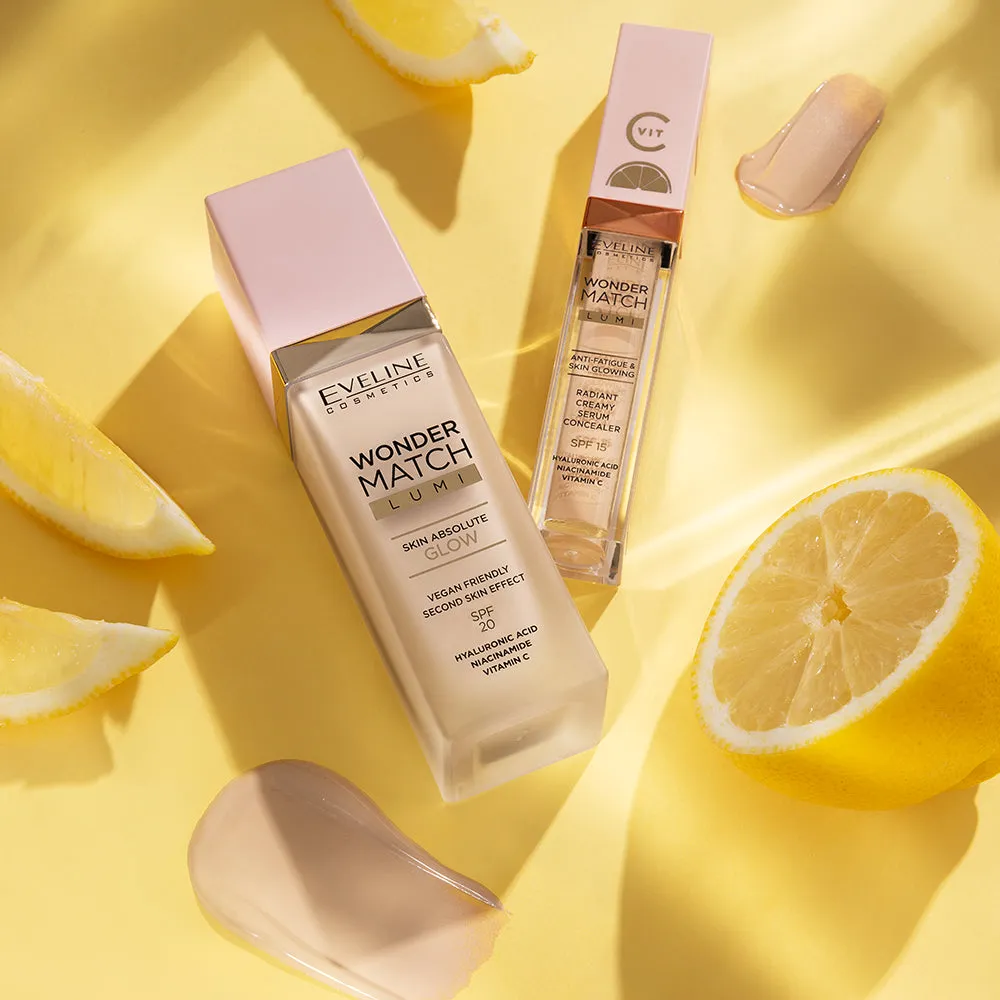 Eveline Wonder Match Lumi fond de teint miniature 1,5 ml vanilla