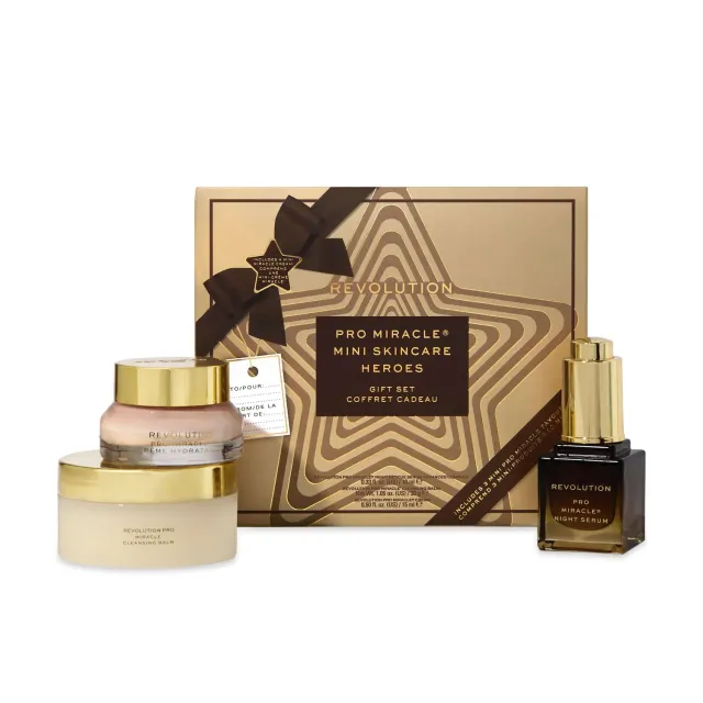 Revolution Pro Miracle Mini Heroes coffret soin 3 pieces hydratant