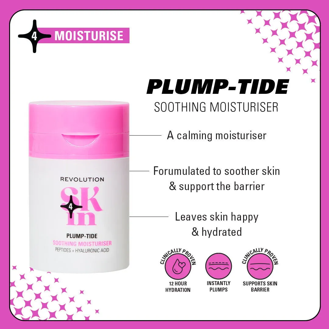 Revolution Skin Go Gentle kit 4 soins peau sensible apaisant