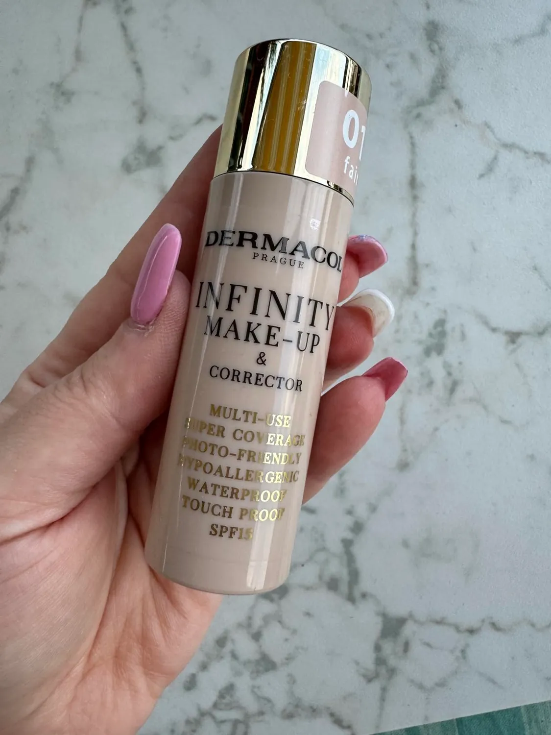 Dermacol Infinity fond de teint 2-en-1 n°01 couvrance totale