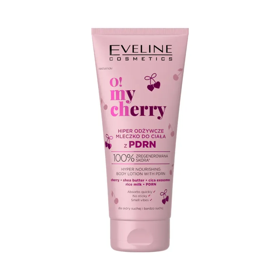 Eveline O! My Cherry lait corps PDRN cerise nutrition intense