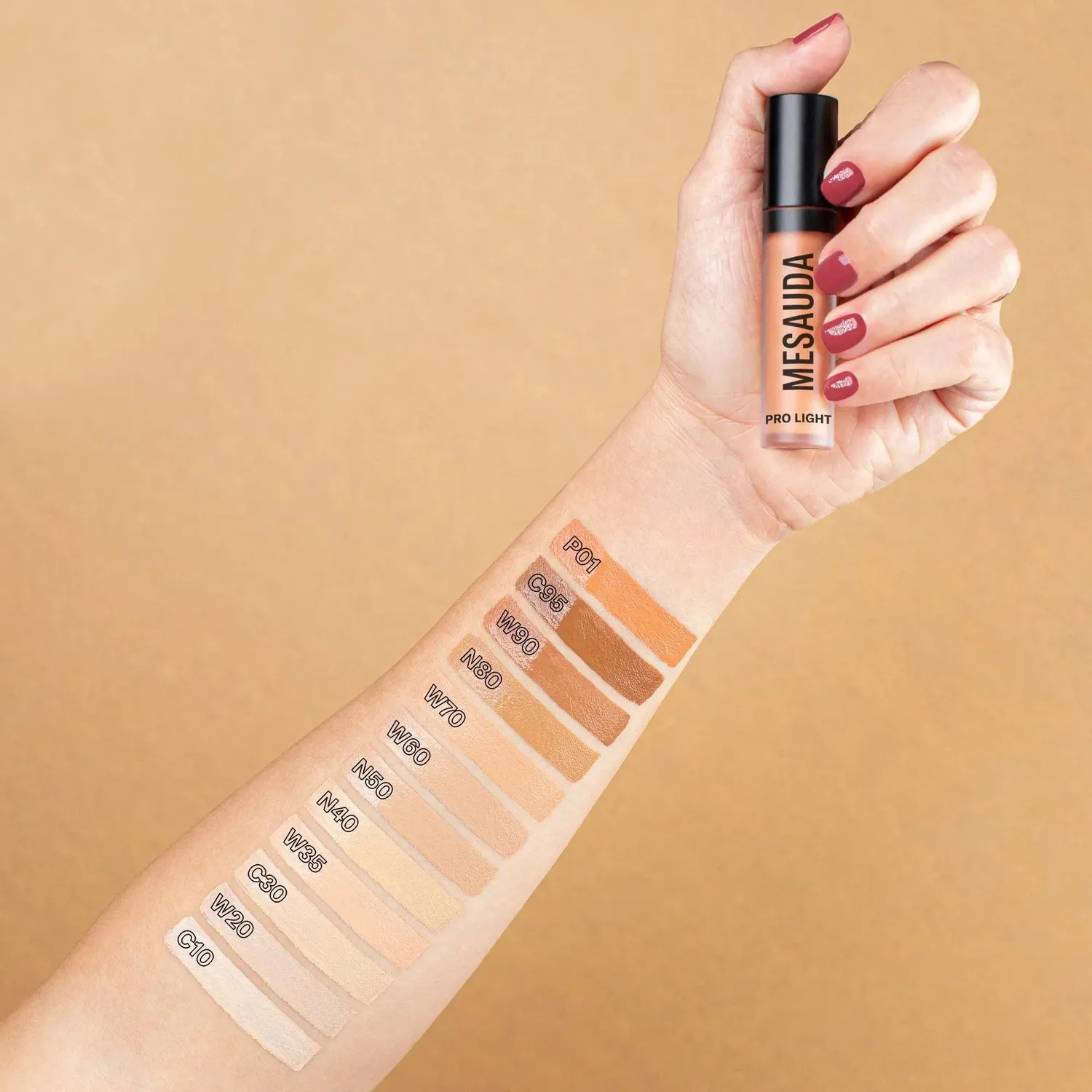 Mesauda Pro Light Concealer correcteur fluide hydratant