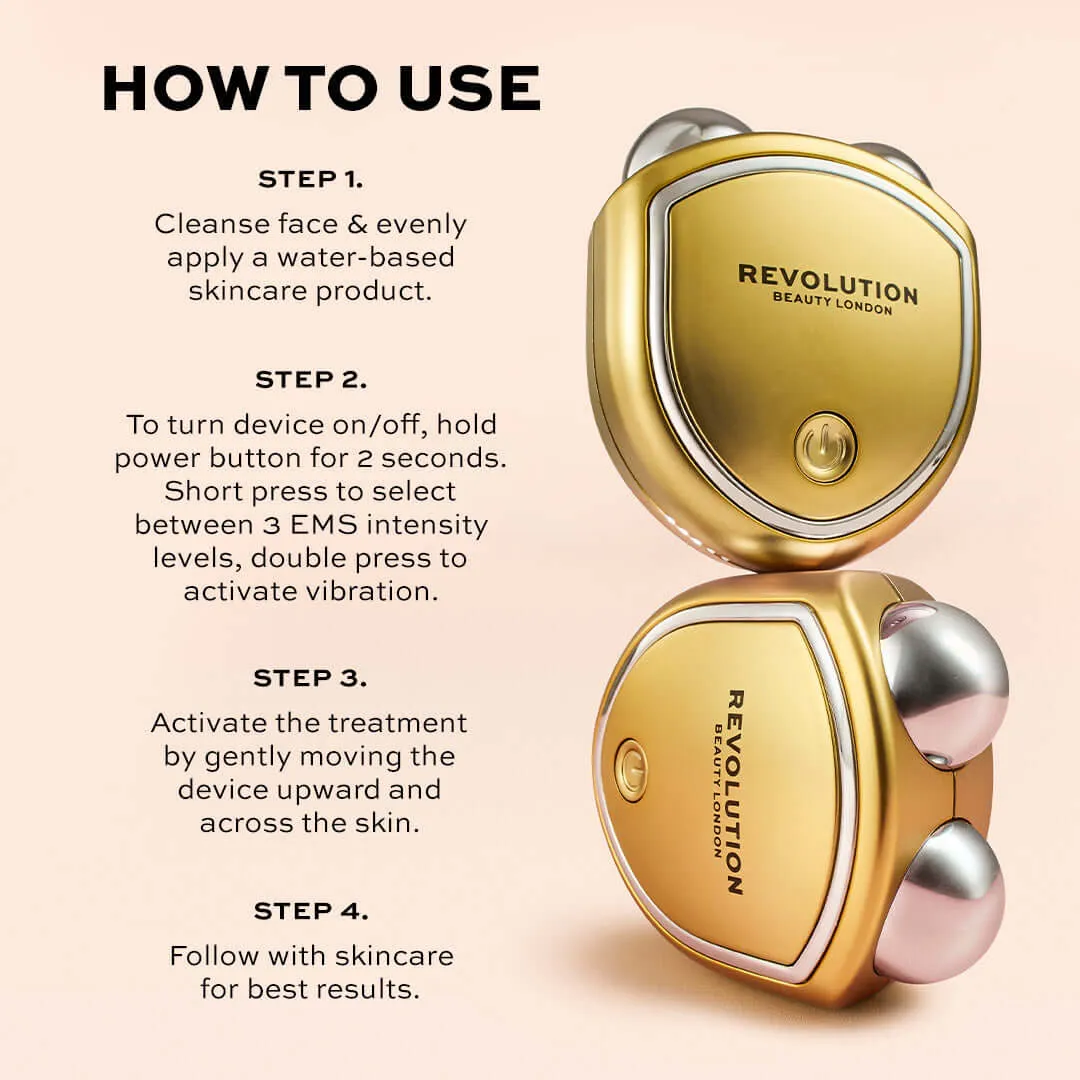 Revolution Pro Miracle Teddy Toner Gold appareil EMS visage