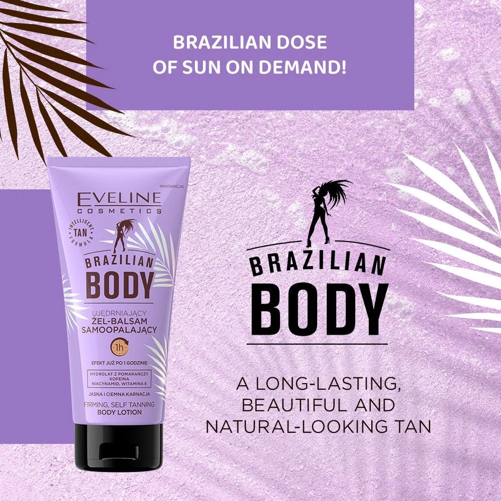 Eveline Brazilian Body gel autobronzant raffermissant tous types