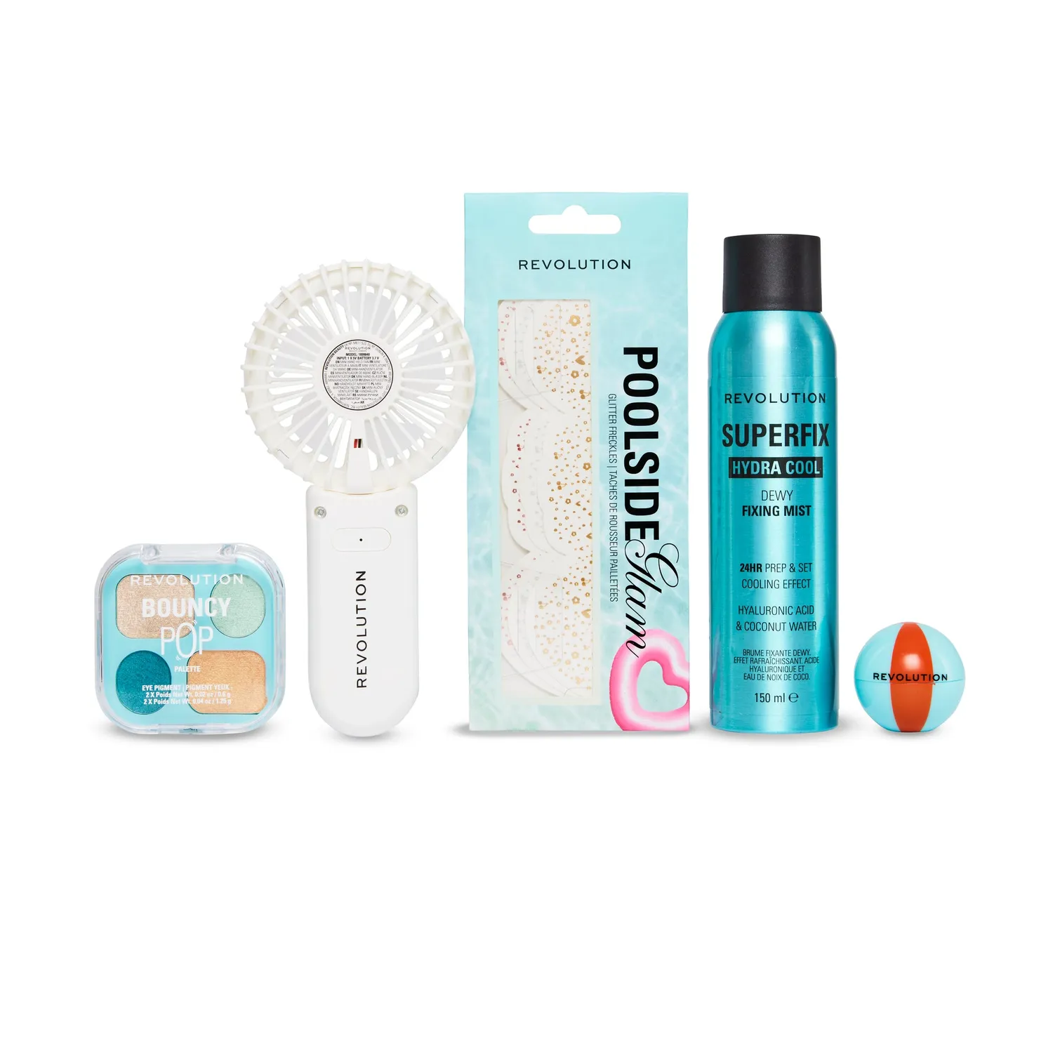 Revolution Poolside Summer Essentials Set coffret 5 pièces