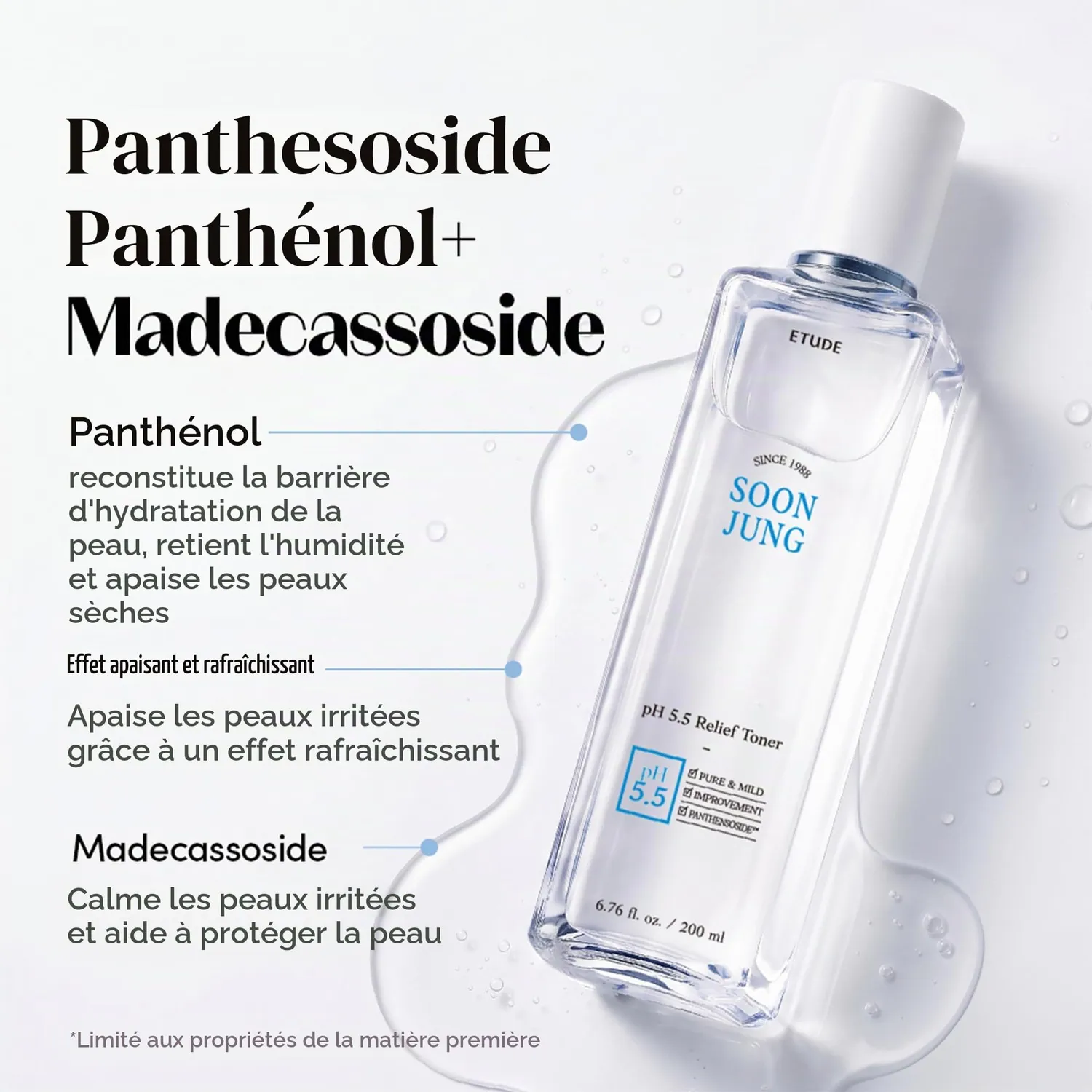 Etude House Soonjung pH 5.5 toner visage 200 ml peau sensible