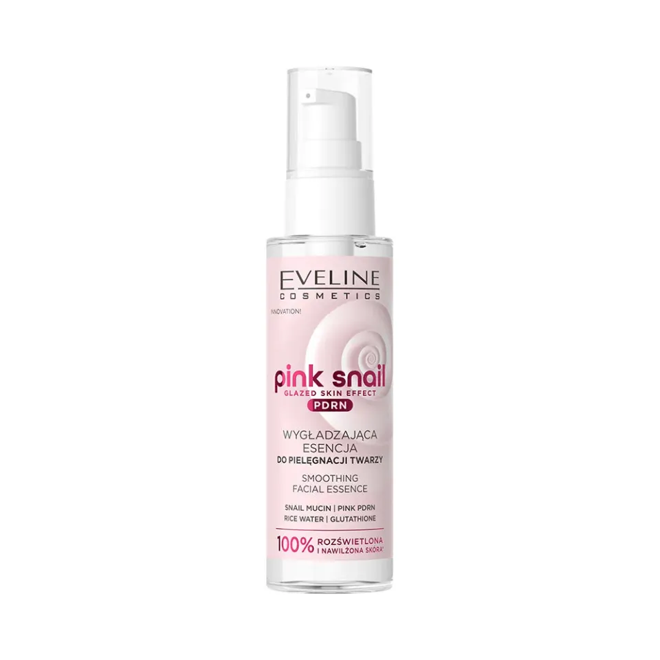 Eveline Pink Snail essence visage lissante jelly éclat