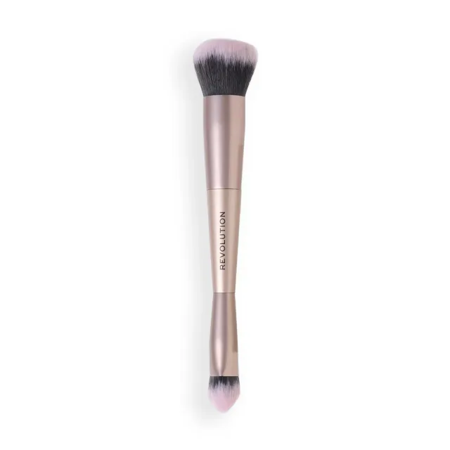 Revolution Flawless Flex Duo pinceau teint double embout