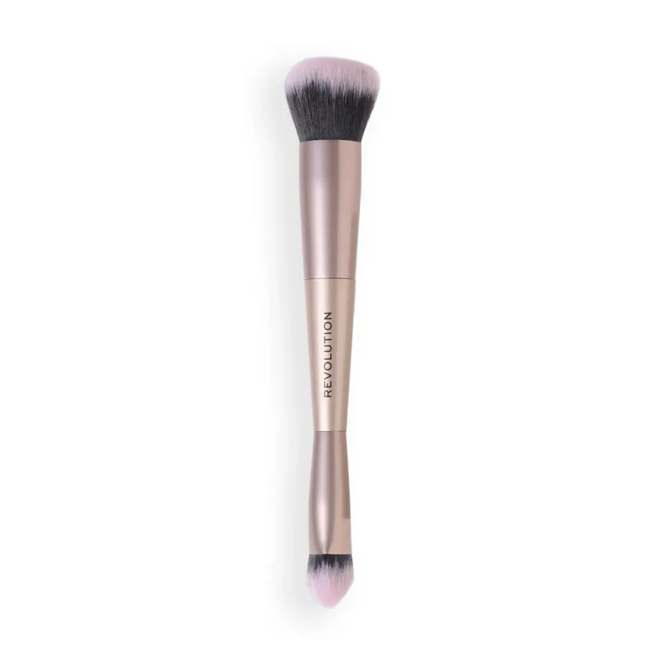 Revolution Flawless Flex Duo pinceau teint double embout