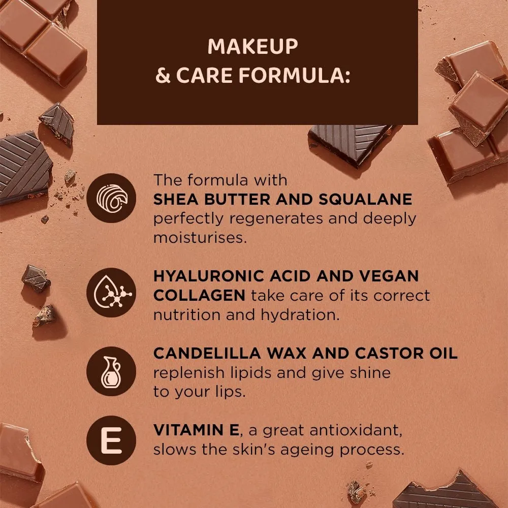 Eveline Cosmetics Choco Glamour baume-sérum lèvres nourrissant