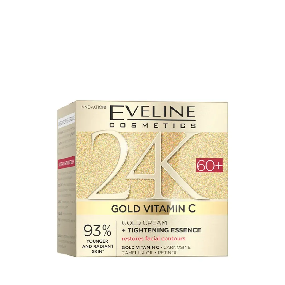 Eveline 24K Gold Vitamin C crème visage raffermissante 60+