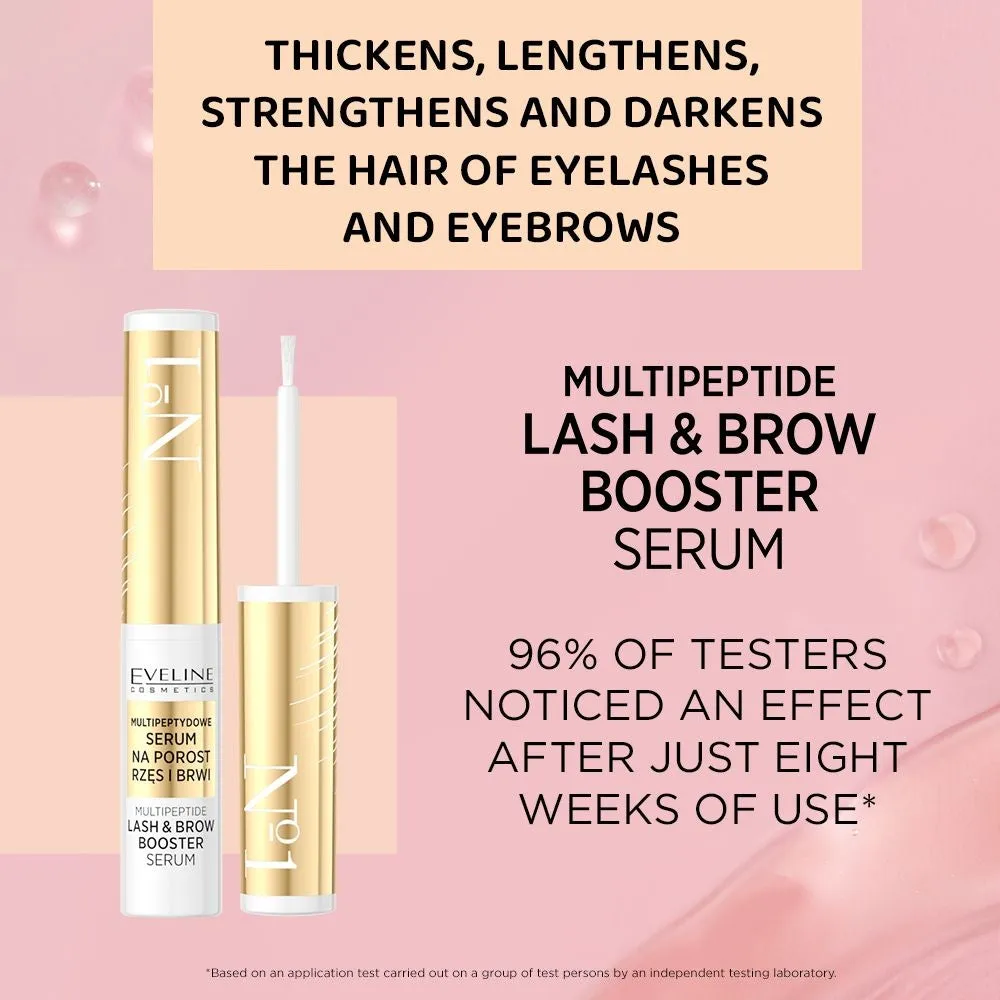 Eveline SOS Lash Booster sérum cils sourcils multipeptide