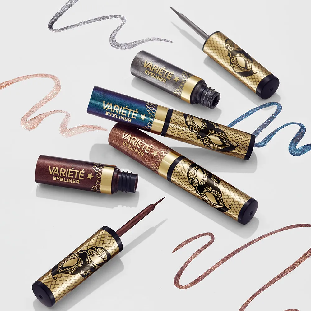 Eveline Variété eyeliner liquide waterproof métallique
