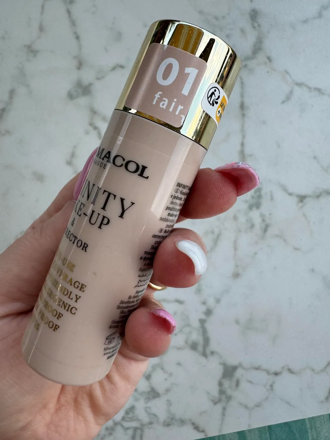 Dermacol Infinity fond de teint 2-en-1 n°01 couvrance totale