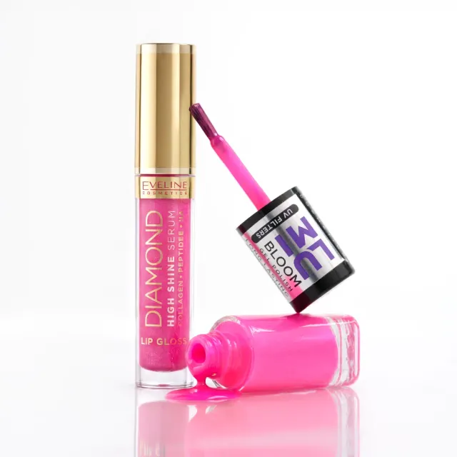 Eveline Fuchsia Fever coffret gloss + vernis fuchsia