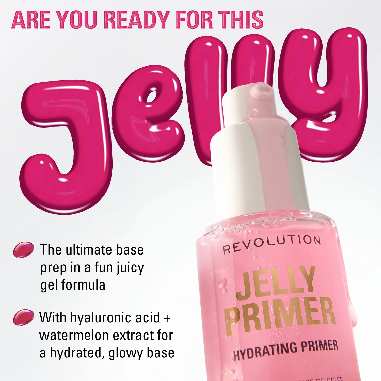 Revolution Jelly Juice base hydratante gel pastèque