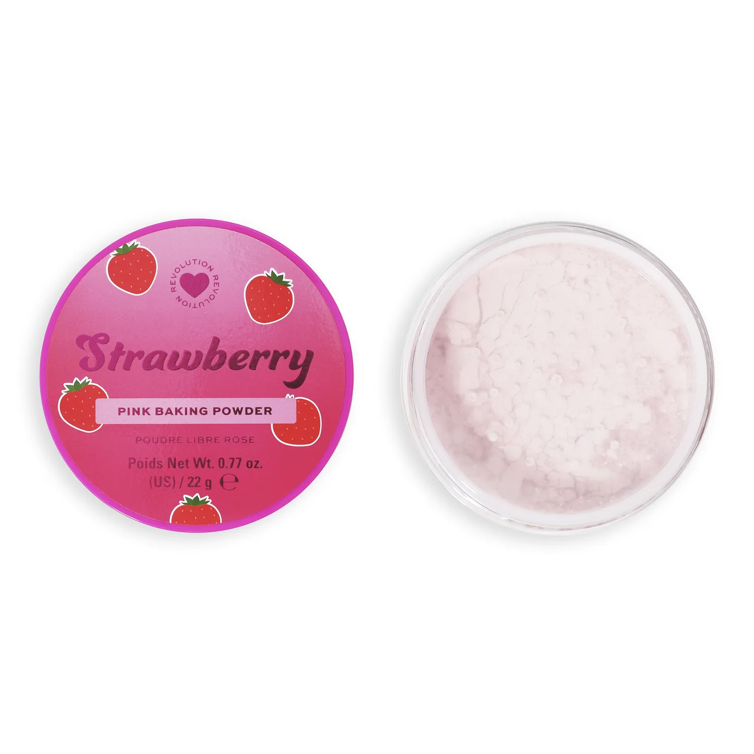 I Heart Revolution Strawberry Baking Powder poudre rose