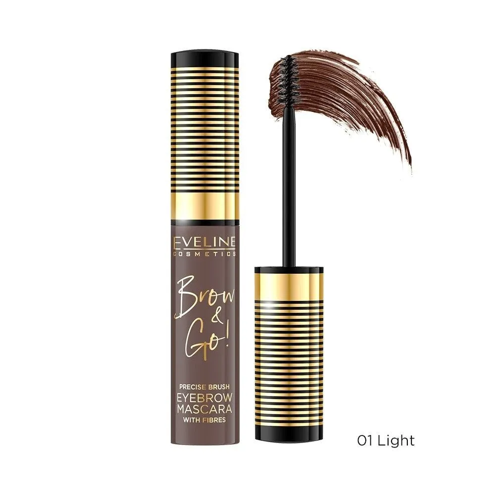 Eveline Brow & Go! mascara sourcils taupe couvrance moyenne
